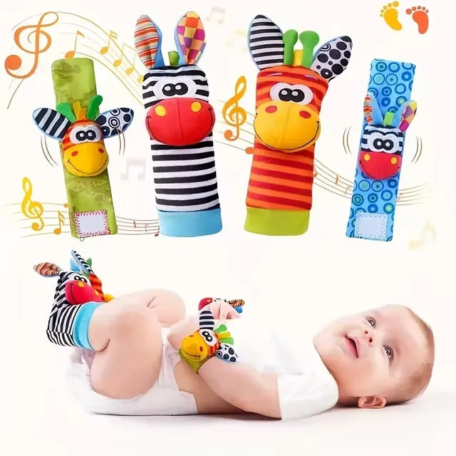 Baby Sensory Socks and Wrist Rattles