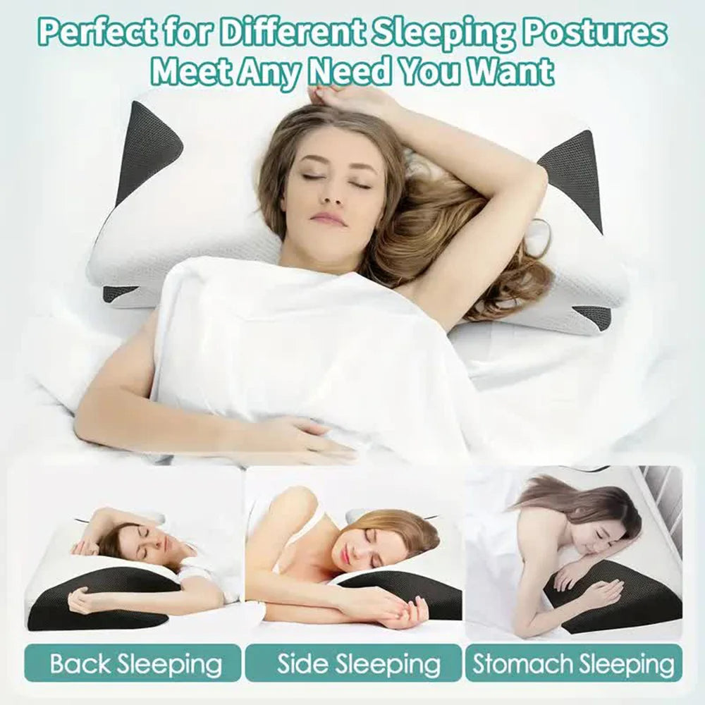 Ergonomic Relief Pillow with Free Case