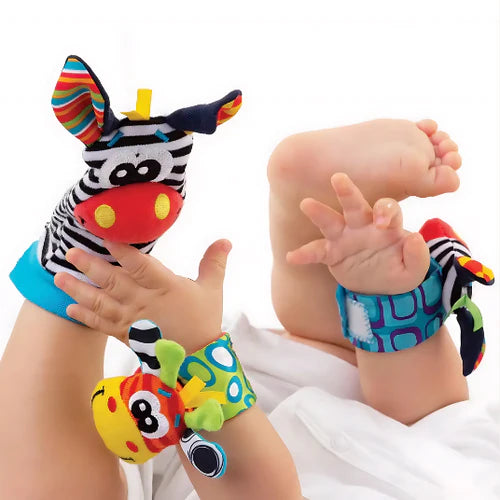 Baby Sensory Socks and Wrist Rattles