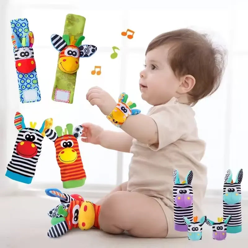 Baby Sensory Socks and Wrist Rattles