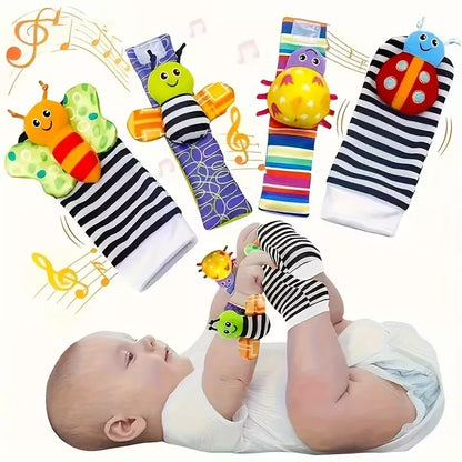 Baby Sensory Socks and Wrist Rattles