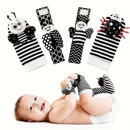 Baby Sensory Socks and Wrist Rattles